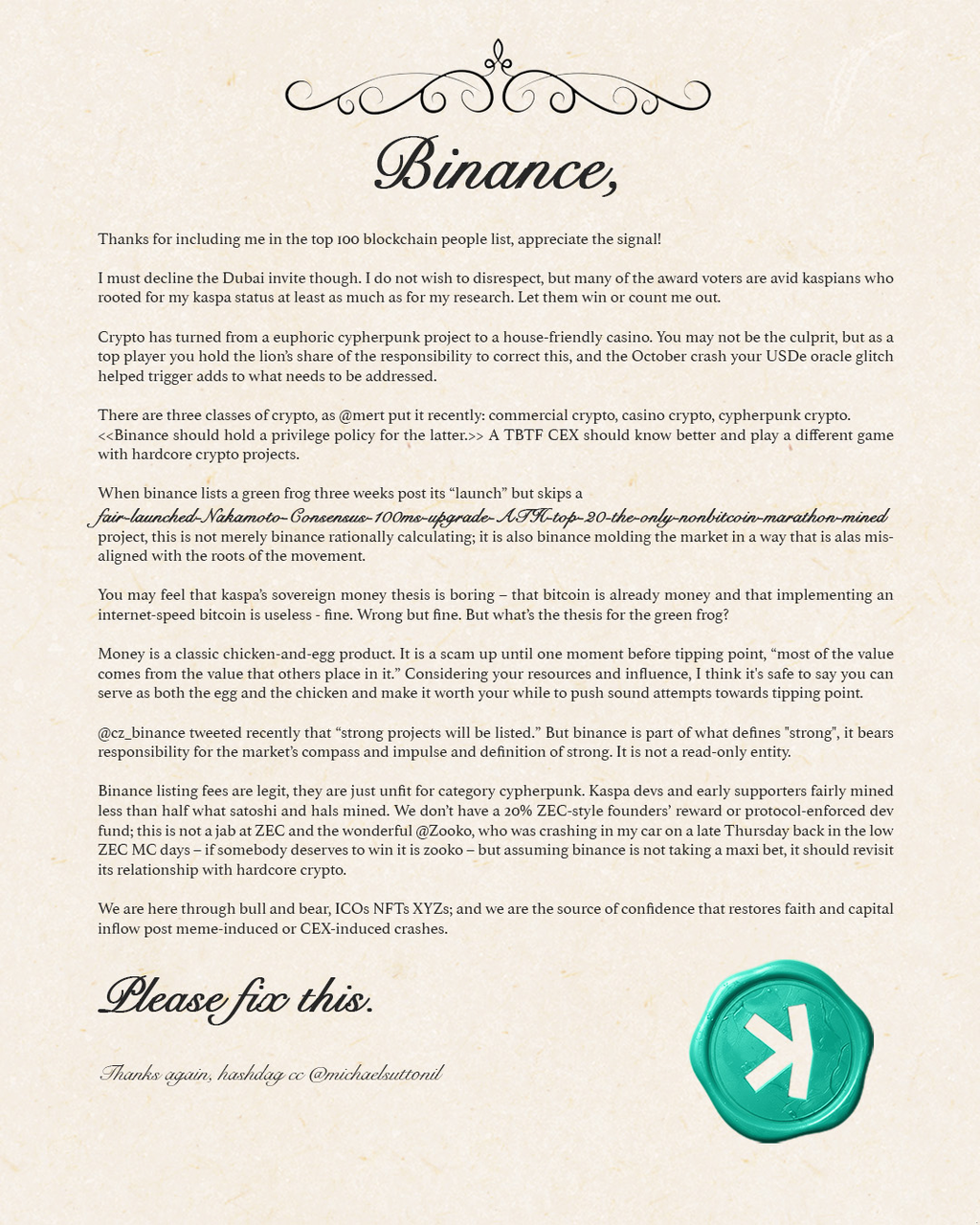 BYENANCE